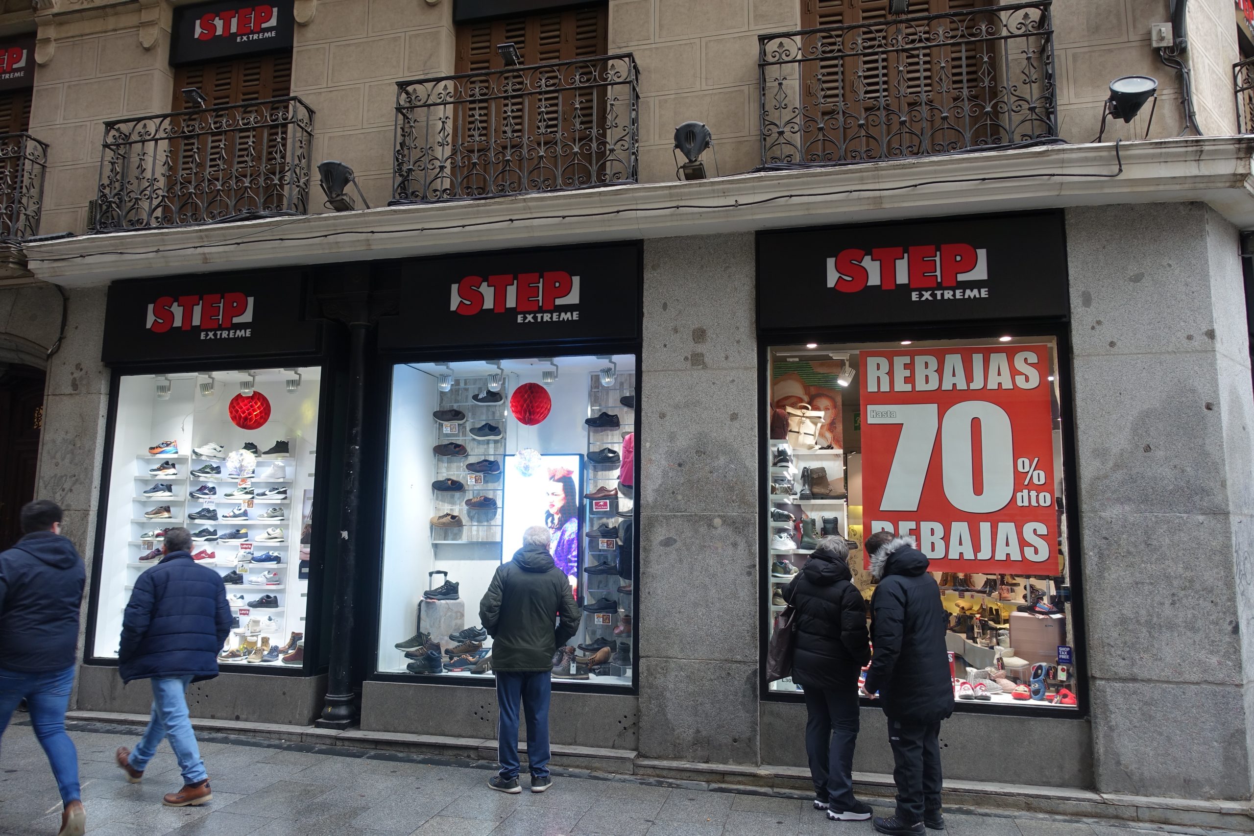 Rebajas de enero en Madrid.